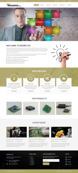 Web Design by pb for Koord Sàrl | Design: #12402942