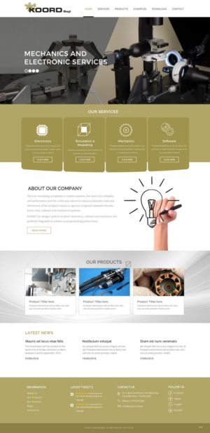 Web Design by pb for Koord Sàrl | Design: #12402946