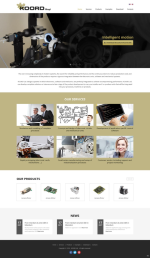 Web Design by pb for Koord Sàrl | Design: #12402949