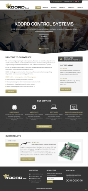 Web Design by pb for Koord Sàrl | Design: #12438541