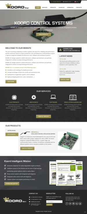 Web Design by pb for Koord Sàrl | Design: #12475857