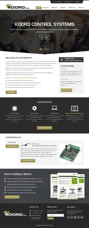 Web Design by pb for Koord Sàrl | Design: #12475858
