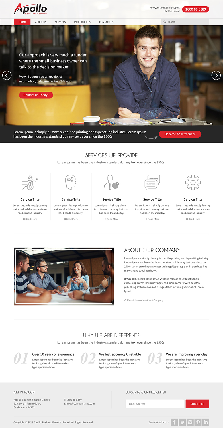 Web Design by RupalTechno for this project | Design #12421913