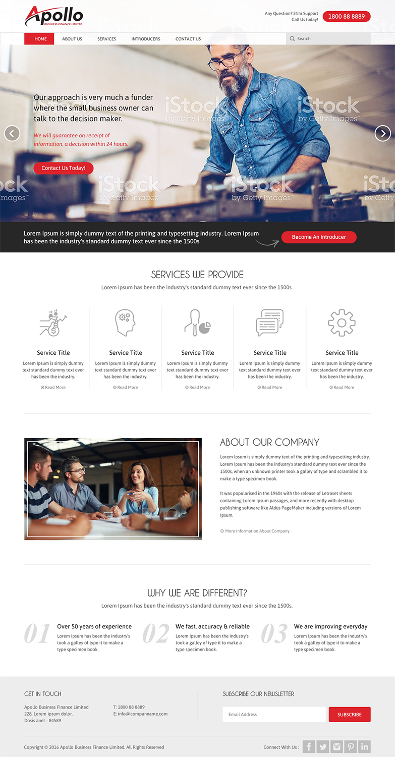 Web Design by RupalTechno for this project | Design #12422283