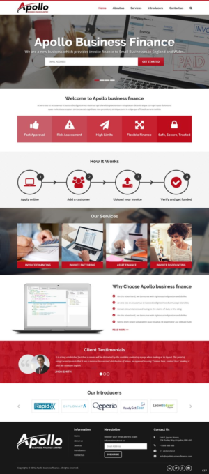 Web Design by pb for this project | Design: #12413383