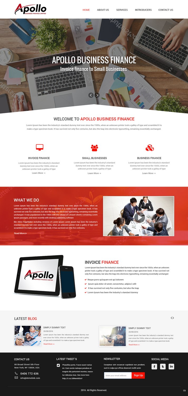 Web Design by pb for this project | Design #12413389