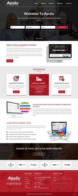 Web Design by pb for this project | Design: #12413392
