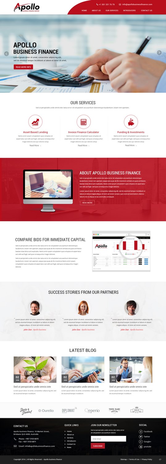 Web Design by pb for this project | Design #12413394