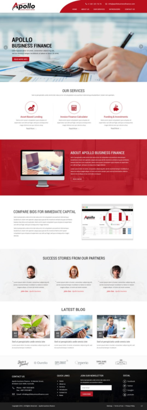 Web Design by pb for this project | Design: #12413394
