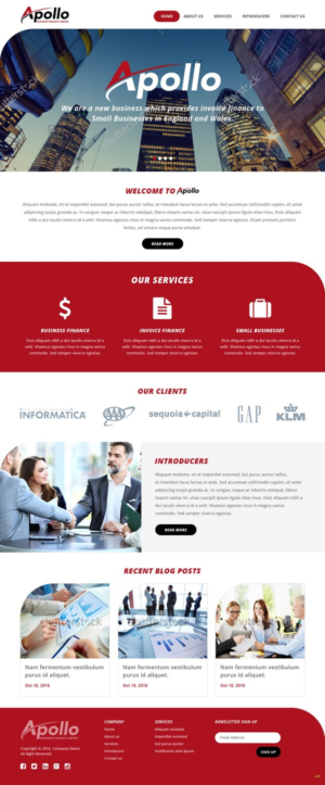 Web Design by pb for this project | Design: #12424049