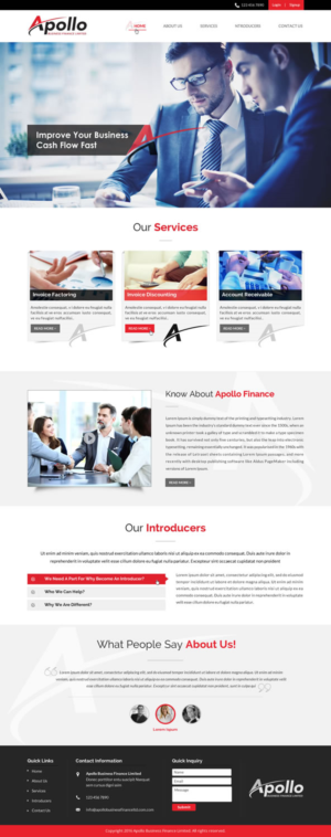 Web Design by Sbss for this project | Design: #12424343