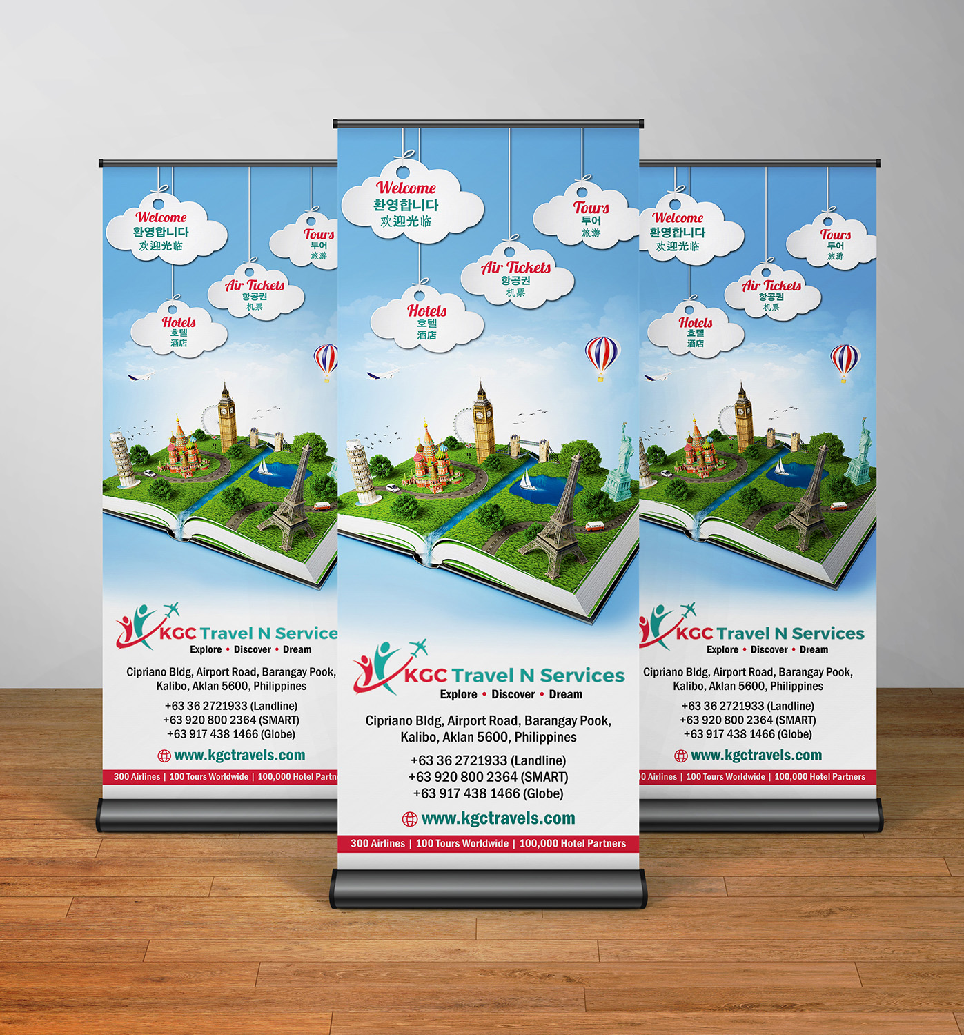 Diseño de Póster por ALSADESIGN para KGC TRAVEL N SERVICES | Diseño #12446992