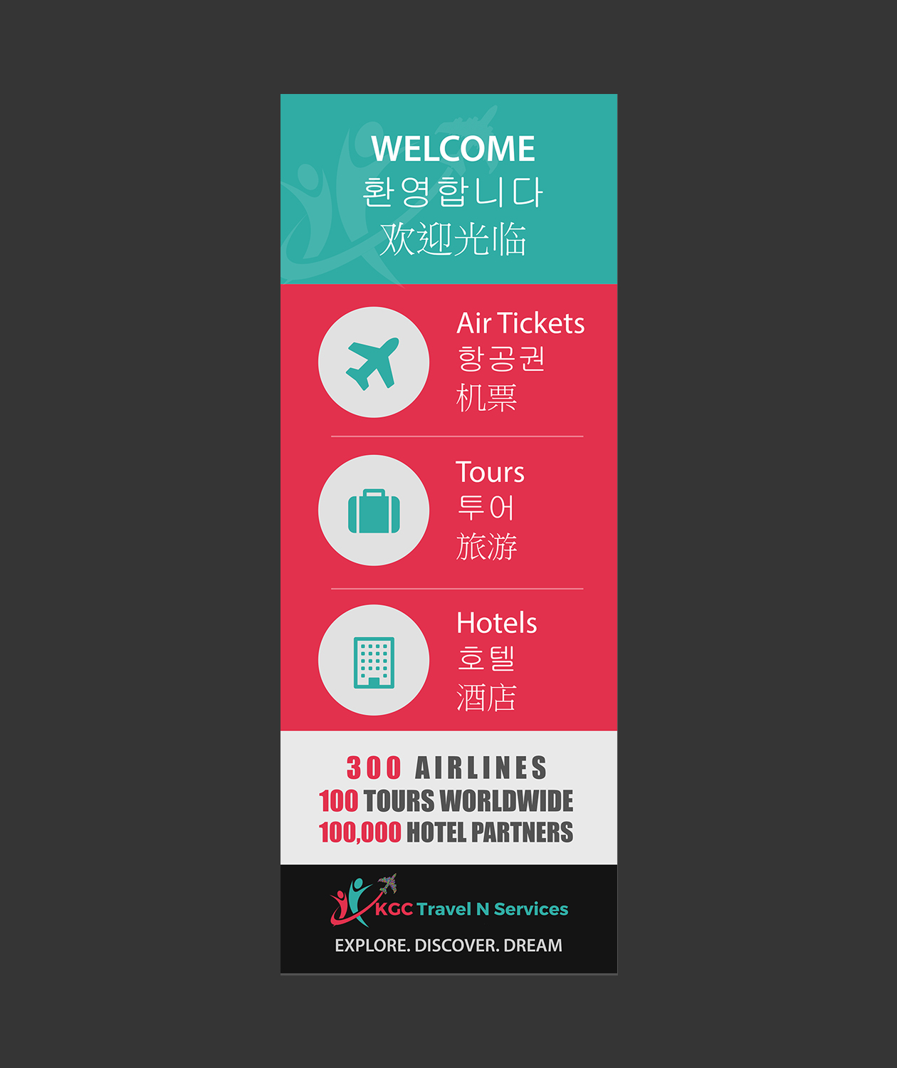 Poster-Design von Creations Box 2015 für KGC TRAVEL N SERVICES | Design #12424104