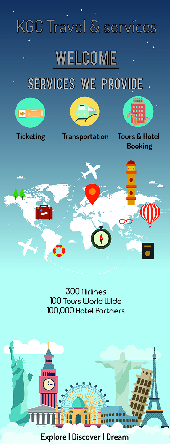 Poster Design by kanishk.godha for KGC TRAVEL N SERVICES | Design #12418097