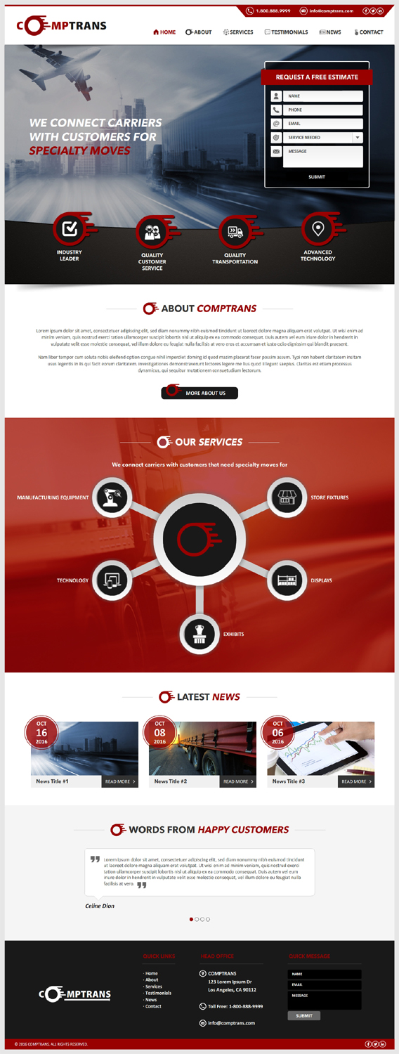 Web Design by -Marc- for this project | Design #12510605