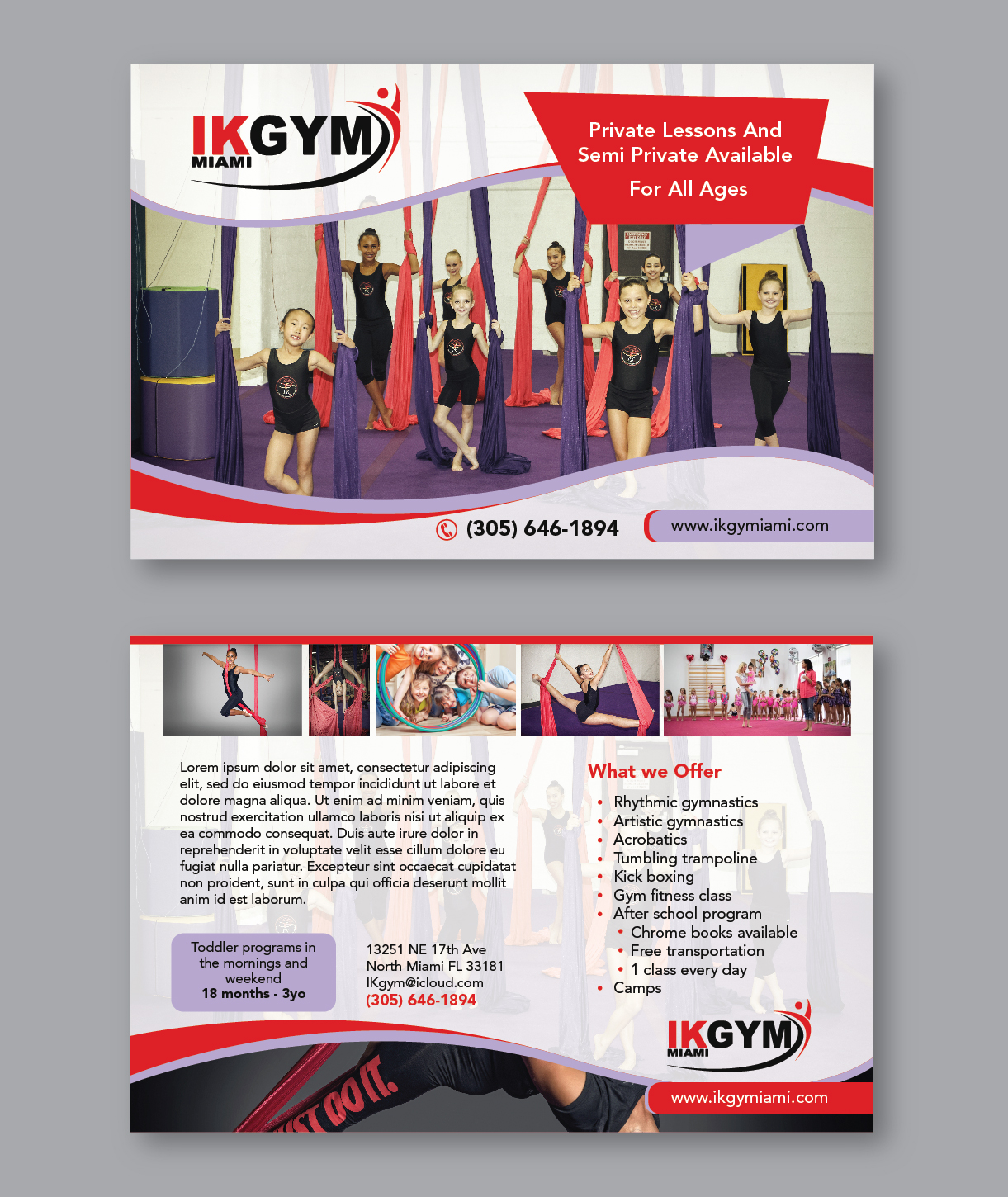 Flyer-Design von Achiver für IKgym  | Design #12398024