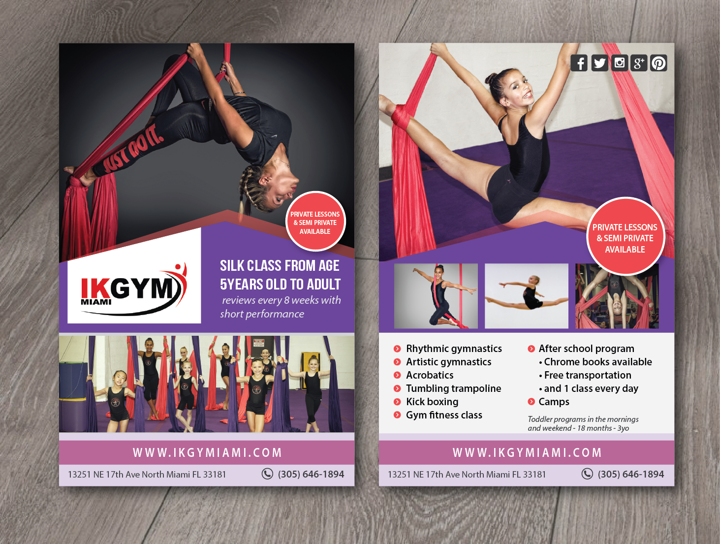 Flyer Design by alex989 for IKgym  | Design #12395825