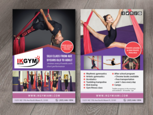 Flyer Design by alex989 for IKgym  | Design: #12395825