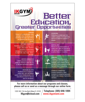 Flyer-Design von Vishu Design Studio für IKgym  | Design #12397927
