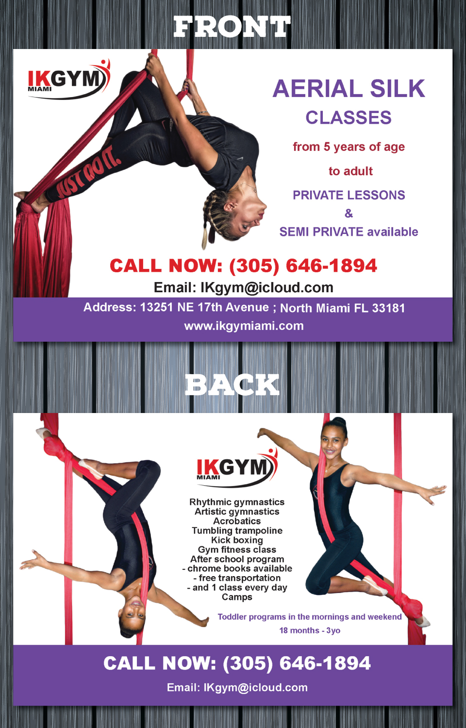 Design de Flyer par OnlineDesign pour IKgym  | Design #12397425