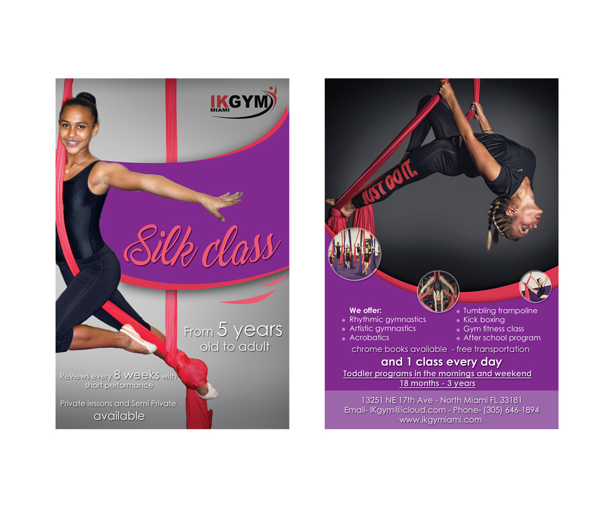 Design de Flyer par Hania.tarabishy pour IKgym  | Design #12399310