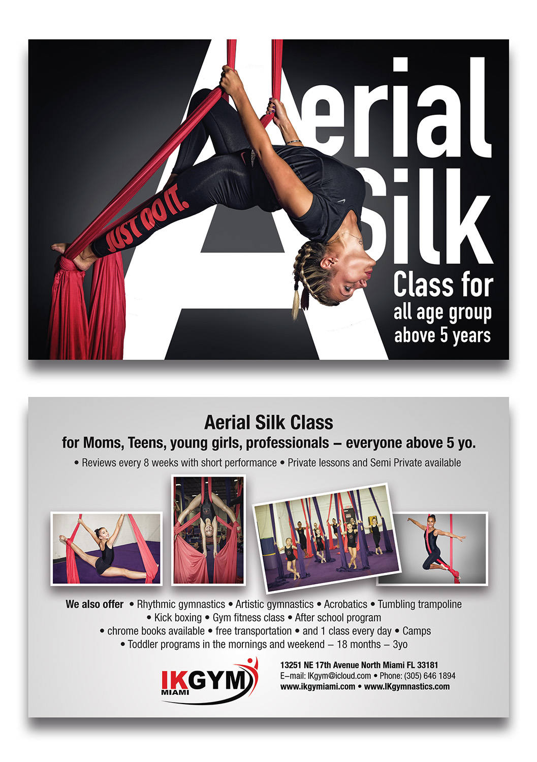 Flyer Design by Gabor Miglecz for IKgym  | Design #12401506
