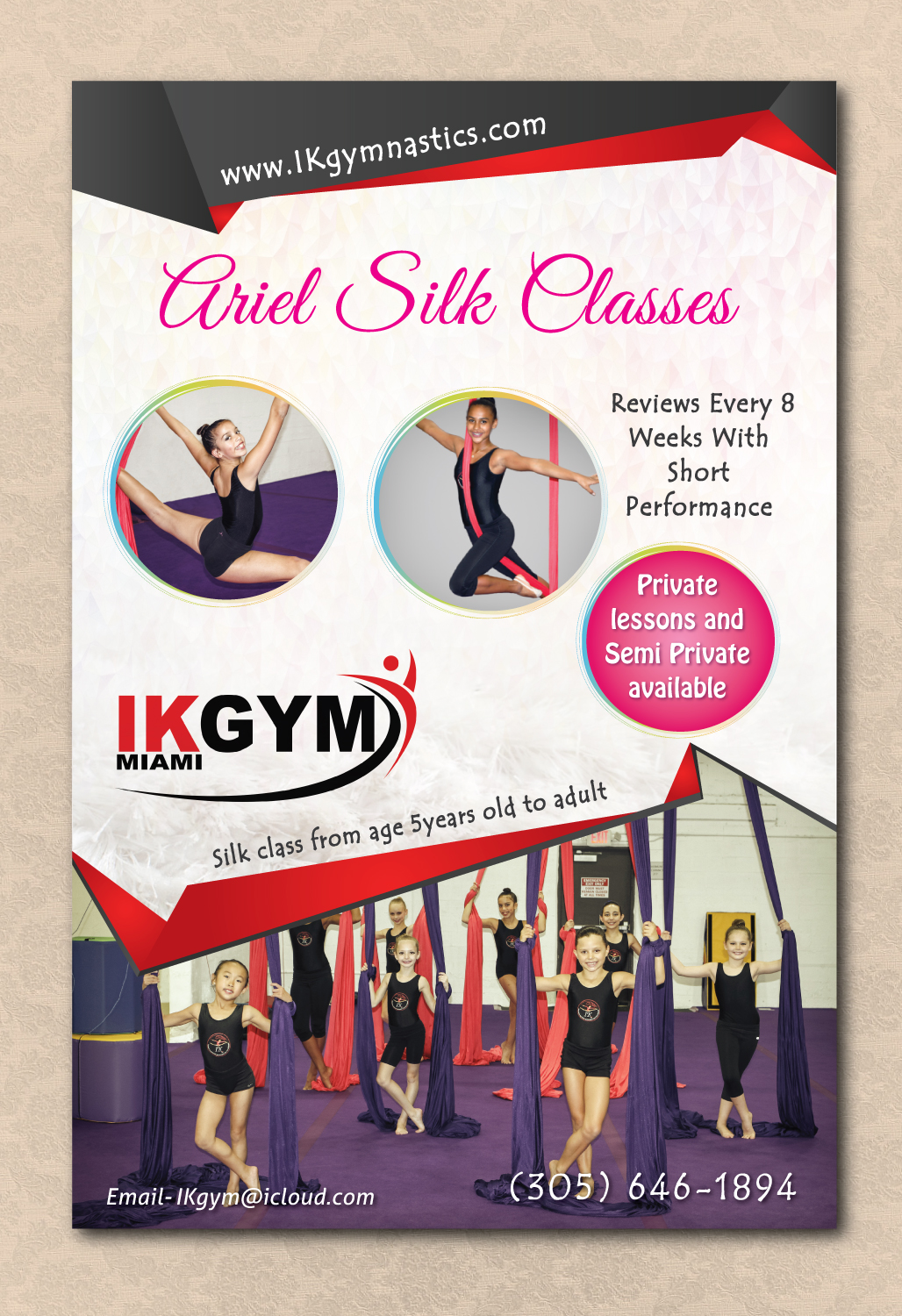 Flyer Design by meet007 for IKgym  | Design #12403636