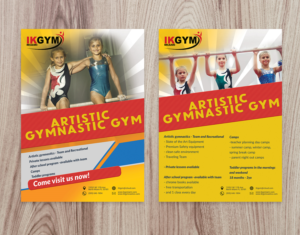 Design de Flyer par isabel paoli pour IKgym  | Design : #12391529