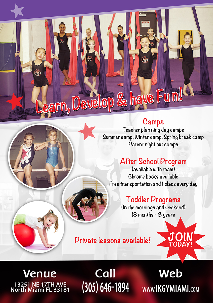 Flyer Design by VEGA-Designs for IKgym  | Design #12401912