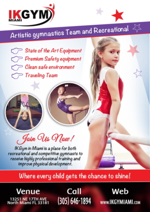 Flyer Design by VEGA-Designs for IKgym  | Design #12401913