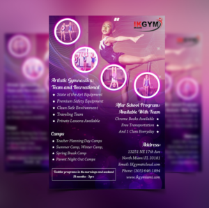 Design de Flyer par Dhanush Designer pour IKgym  | Design : #12391483