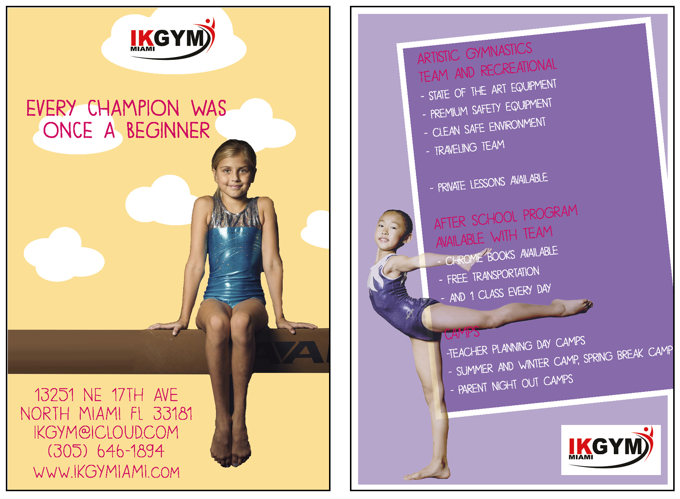 Flyer Design by MChiara for IKgym  | Design #12403354