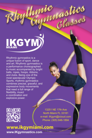 4x6 2 sided Rhythmic Gymnastics flier | Flyer Design by Globat™