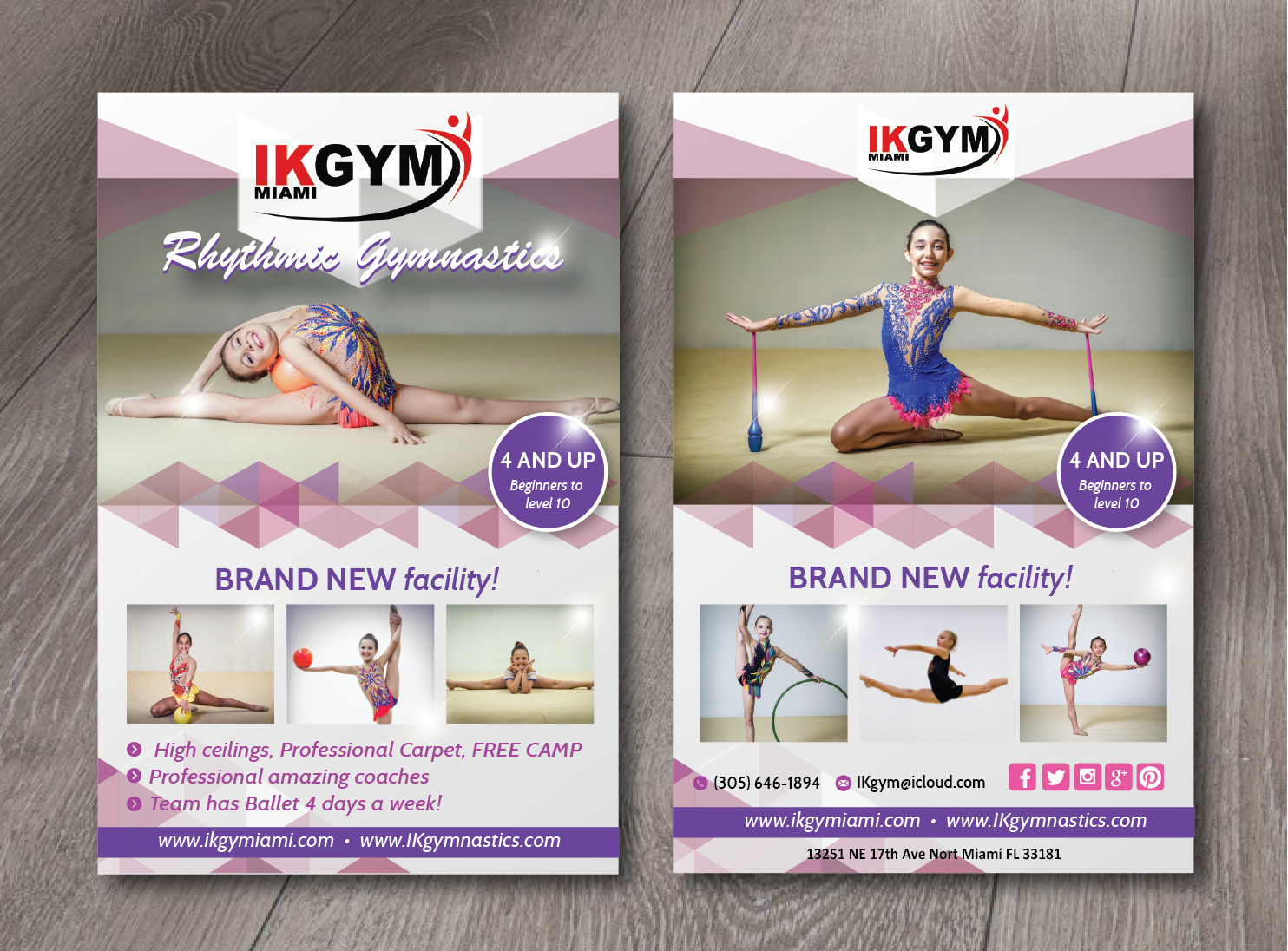 Flyer Design by alex989 for IKgym  | Design #12395617