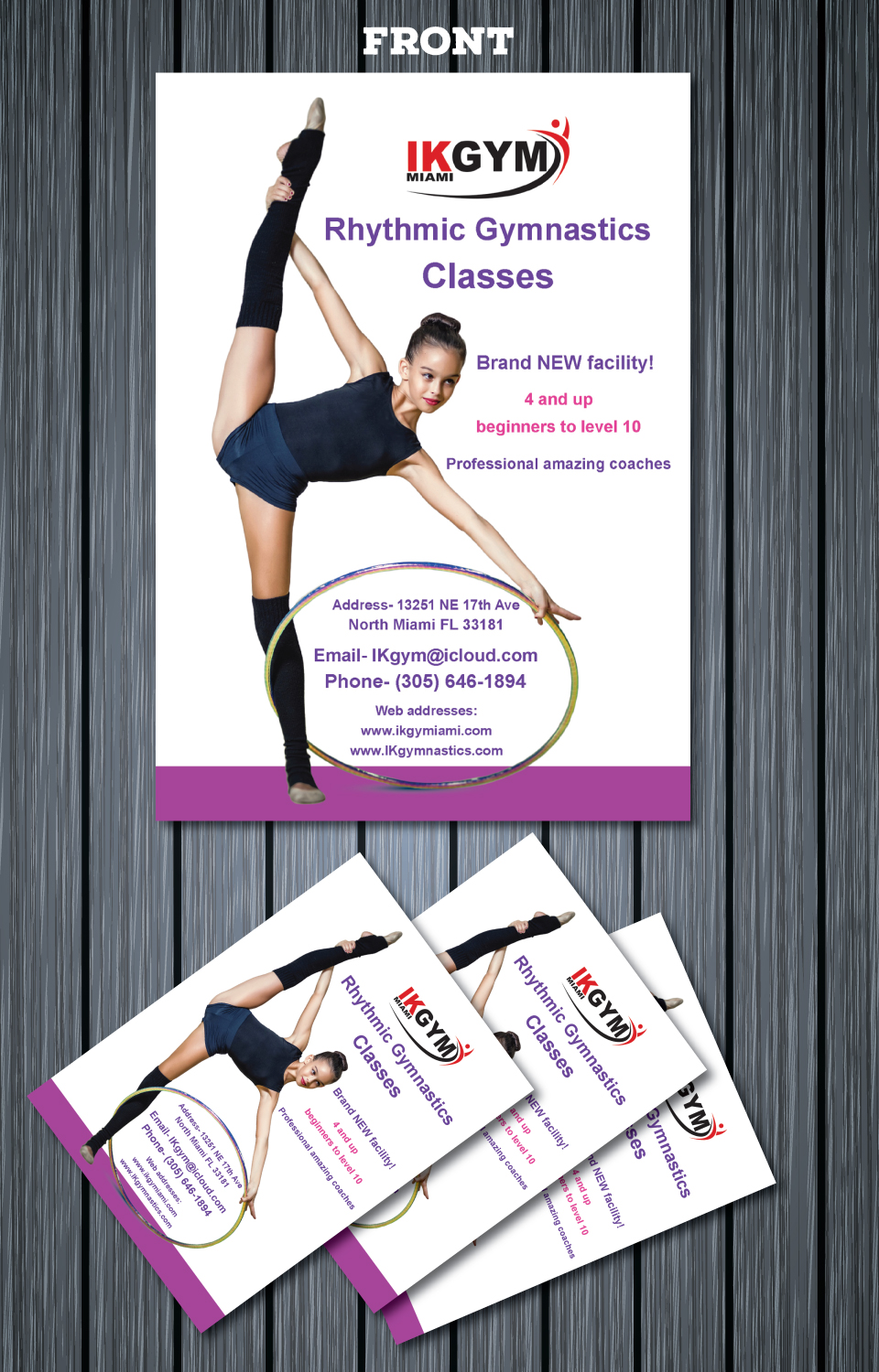 Design de Flyer par OnlineDesign pour IKgym  | Design #12403288