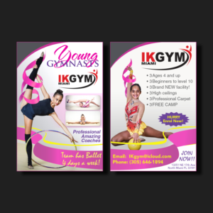 Design de Flyer par creative101 pour IKgym  | Design : #12403320