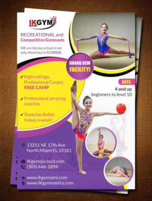 Design de Flyer par crazy creation pour IKgym  | Design #12394720