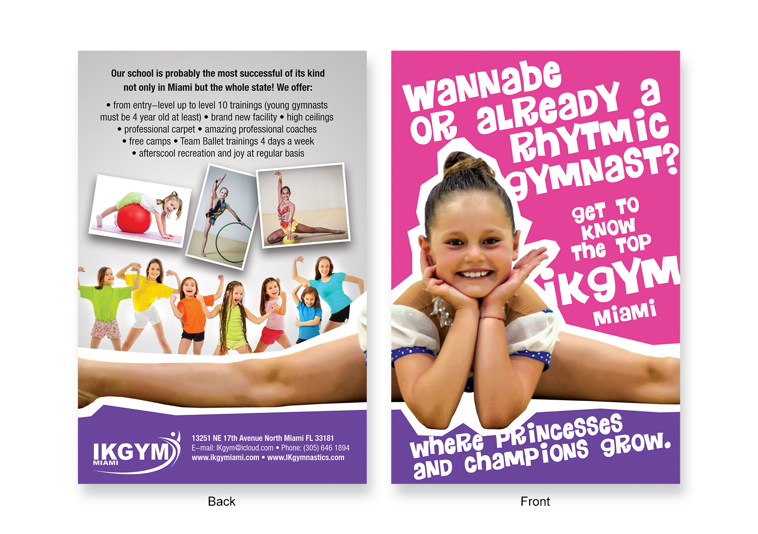 Design de Flyer par Gabor Miglecz pour IKgym  | Design #12394603
