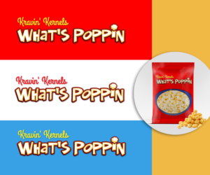 Logo Design by Texel for Kravin Kernals Gourmet popcorn  | Design: #12394486