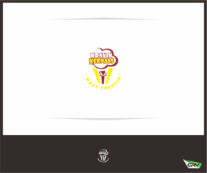Logo Design by haszart for Kravin Kernals Gourmet popcorn  | Design: #12390503
