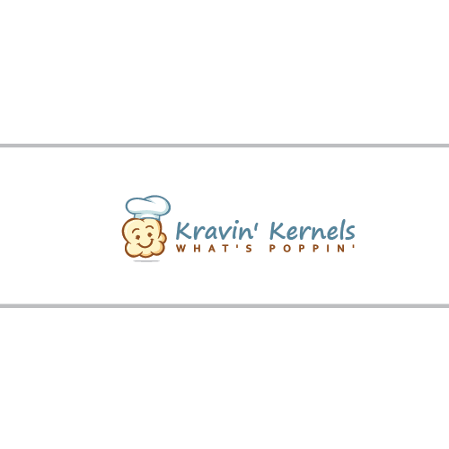 Logo Design by Tere G artwork for Kravin Kernals Gourmet popcorn  | Design #12393273