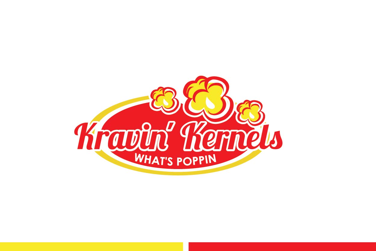Logo Design by Turn Digital for Kravin Kernals Gourmet popcorn  | Design #12401557