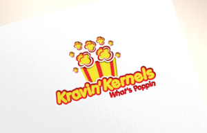 Logo Design by Turn Digital for Kravin Kernals Gourmet popcorn  | Design: #12401561