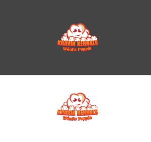 Logo Design by creative101 for Kravin Kernals Gourmet popcorn  | Design: #12407436