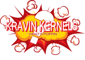 Logo Design by khoaikhjn for Kravin Kernals Gourmet popcorn  | Design: #12396312