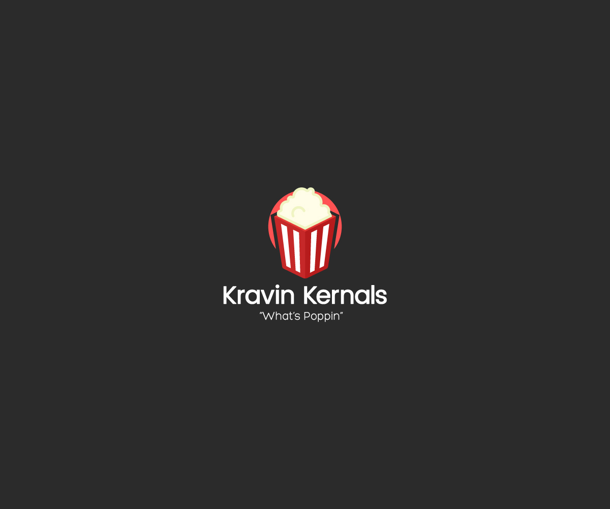 Logo Design by william.wijaya3112 for Kravin Kernals Gourmet popcorn  | Design #12388312