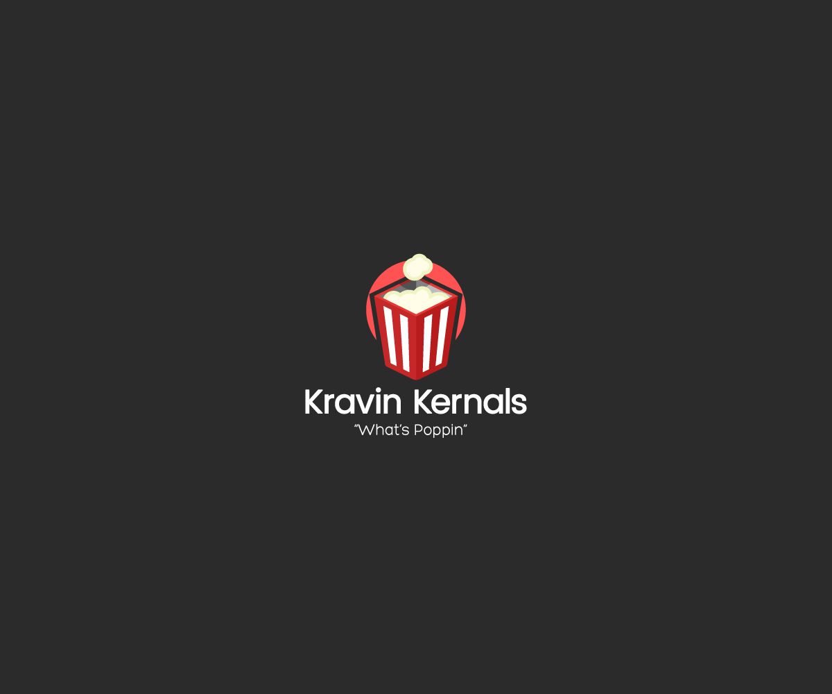 Logo Design by william.wijaya3112 for Kravin Kernals Gourmet popcorn  | Design #12388460
