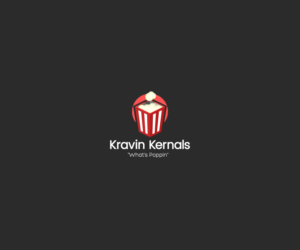 Logo Design by william.wijaya3112 for Kravin Kernals Gourmet popcorn  | Design: #12388460