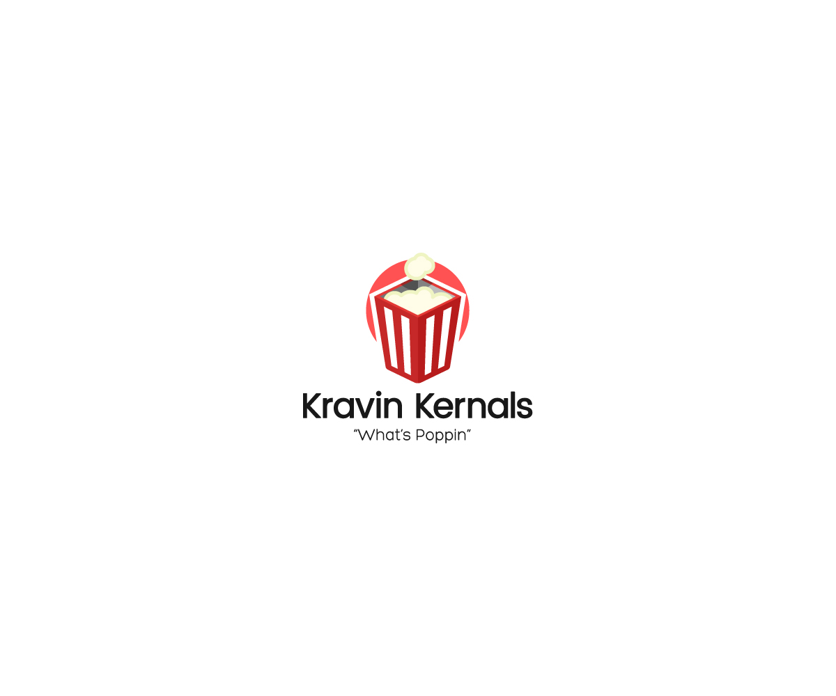 Logo Design by william.wijaya3112 for Kravin Kernals Gourmet popcorn  | Design #12388461