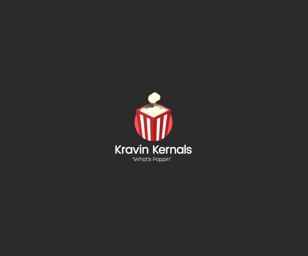 Logo Design by william.wijaya3112 for Kravin Kernals Gourmet popcorn  | Design #12391431